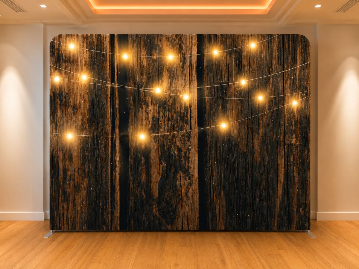Rustic Lights backdrop