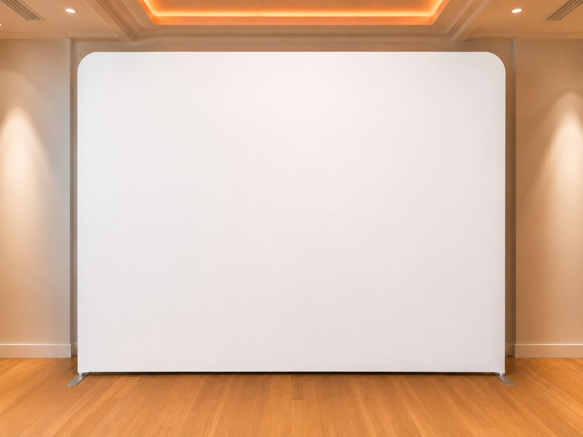 Witte achtergrond standaard inbegrepen